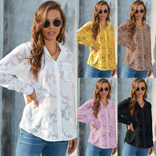 Chemise Chiffon Décontractée