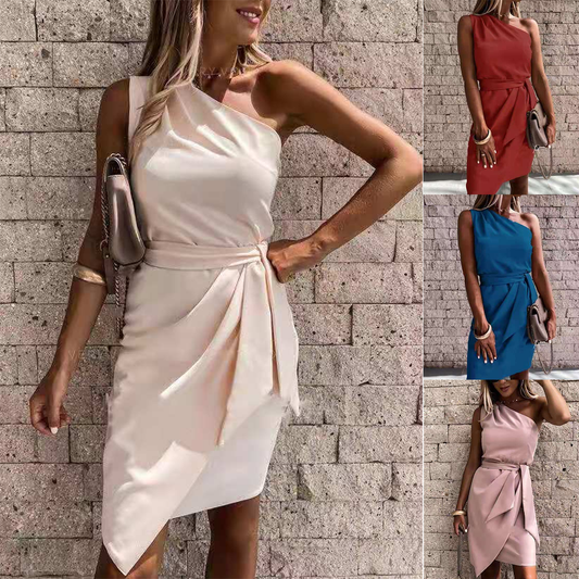 ROBE DE FÊTE ASYMÉTRIQUE
