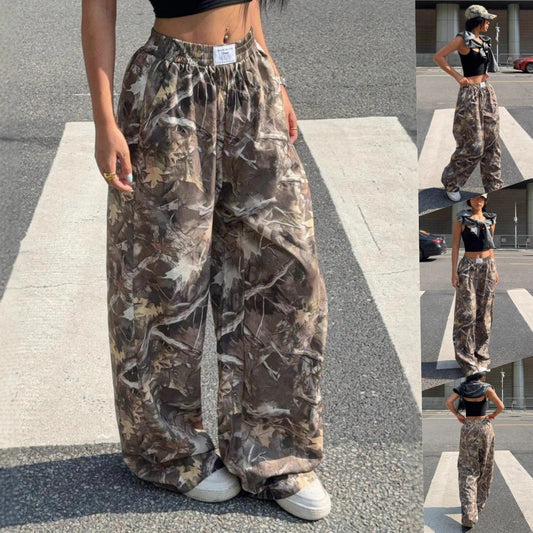 PANTALON CARGO CAMOUFLAGE POUR FEMME