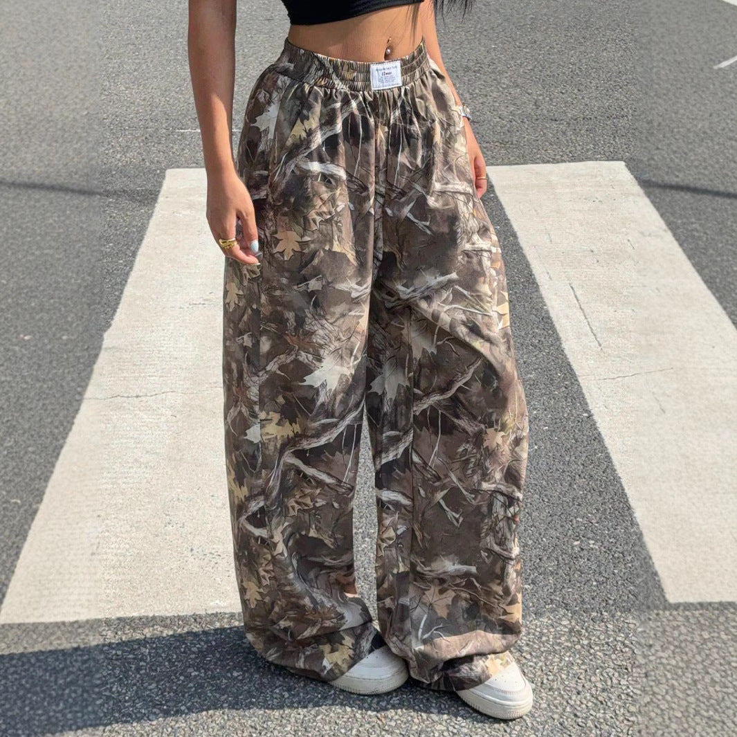 PANTALON CARGO CAMOUFLAGE POUR FEMME
