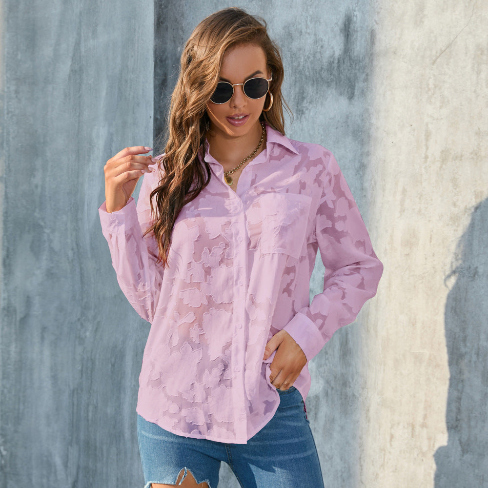 Chemise Chiffon Décontractée