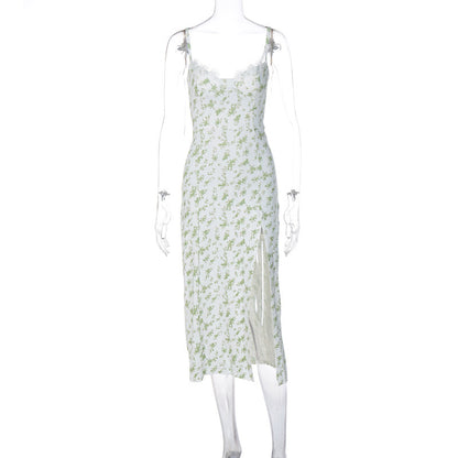 ROBE LONGUE FLEURIE EN DENTELLE