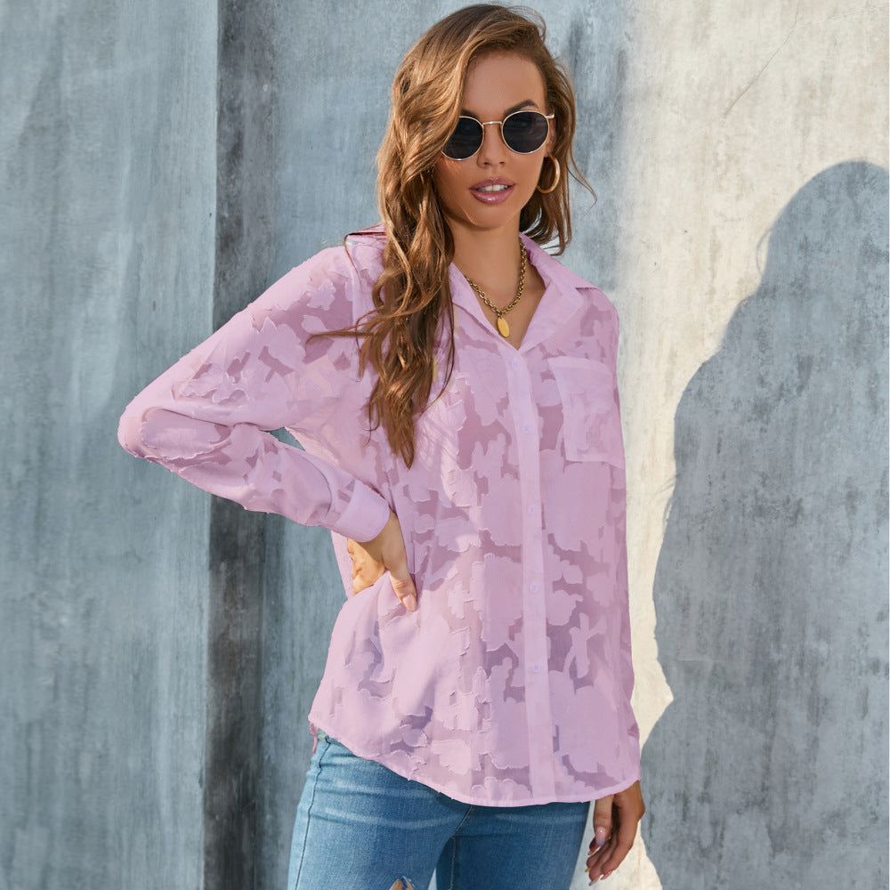 Chemise Chiffon Décontractée