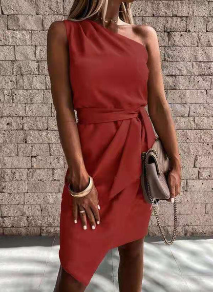 ROBE DE FÊTE ASYMÉTRIQUE
