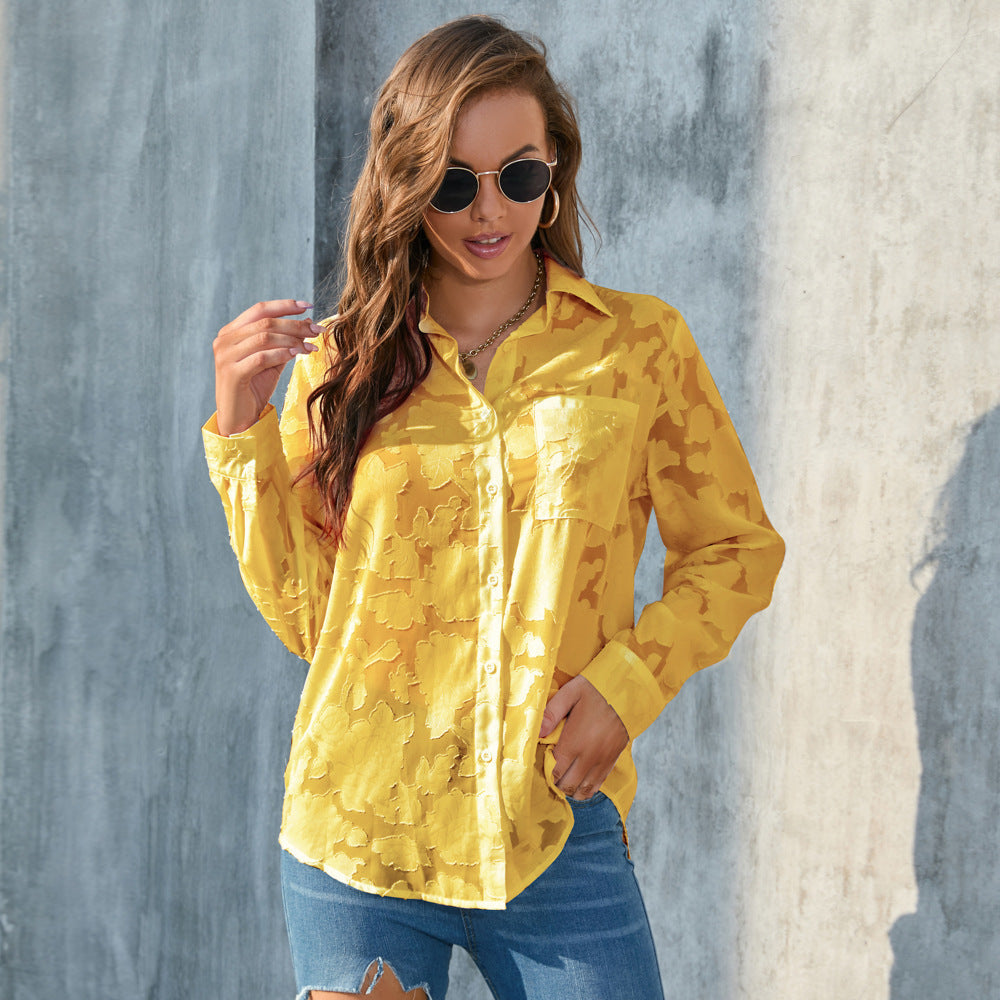 Chemise Chiffon Décontractée